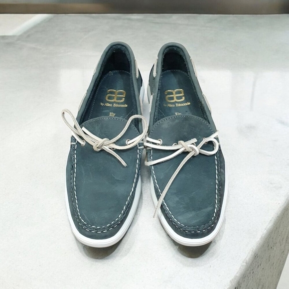 Allen Edmonds Men's Ely Leather Boat Shoes with Ties Size 7.5 D - Picture 10 of 11